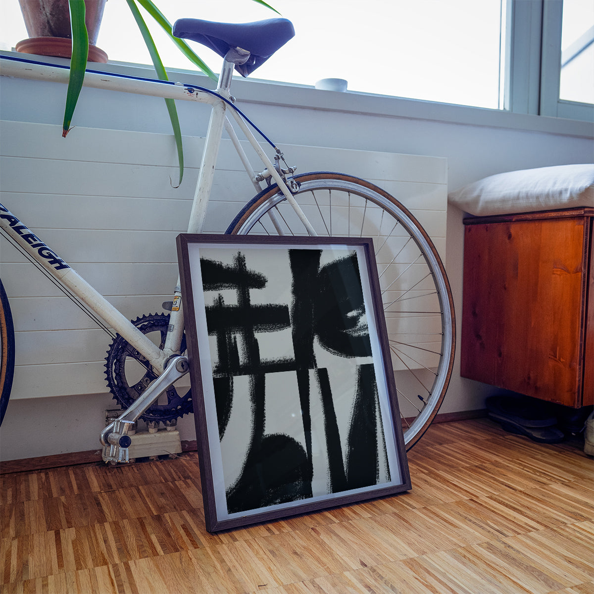 TAWミッドセンチュリーモダン アブストラクトTAW Mid Century Modern Abstract Art Poster No.058