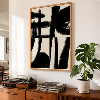 TAWミッドセンチュリーモダン アブストラクトTAW Mid Century Modern Abstract Art Poster No.058
