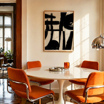 TAWミッドセンチュリーモダン アブストラクトTAW Mid Century Modern Abstract Art Poster No.058