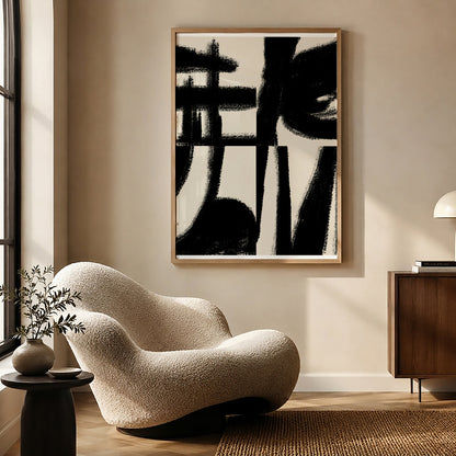 TAWミッドセンチュリーモダン アブストラクトTAW Mid Century Modern Abstract Art Poster No.058