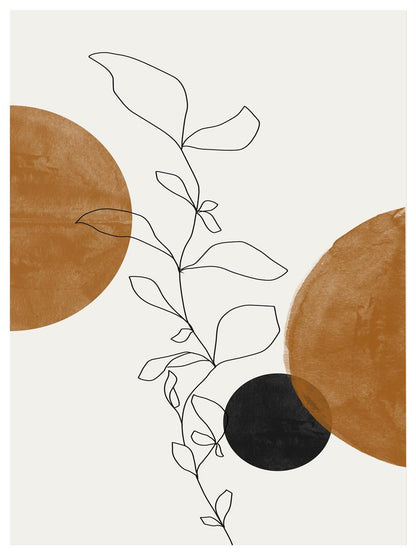 TAWミッドセンチュリーモダン アブストラクトTAW Mid Century Modern Abstract Art Poster No.060