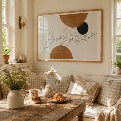 TAWミッドセンチュリーモダン アブストラクトTAW Mid Century Modern Abstract Art Poster No.060