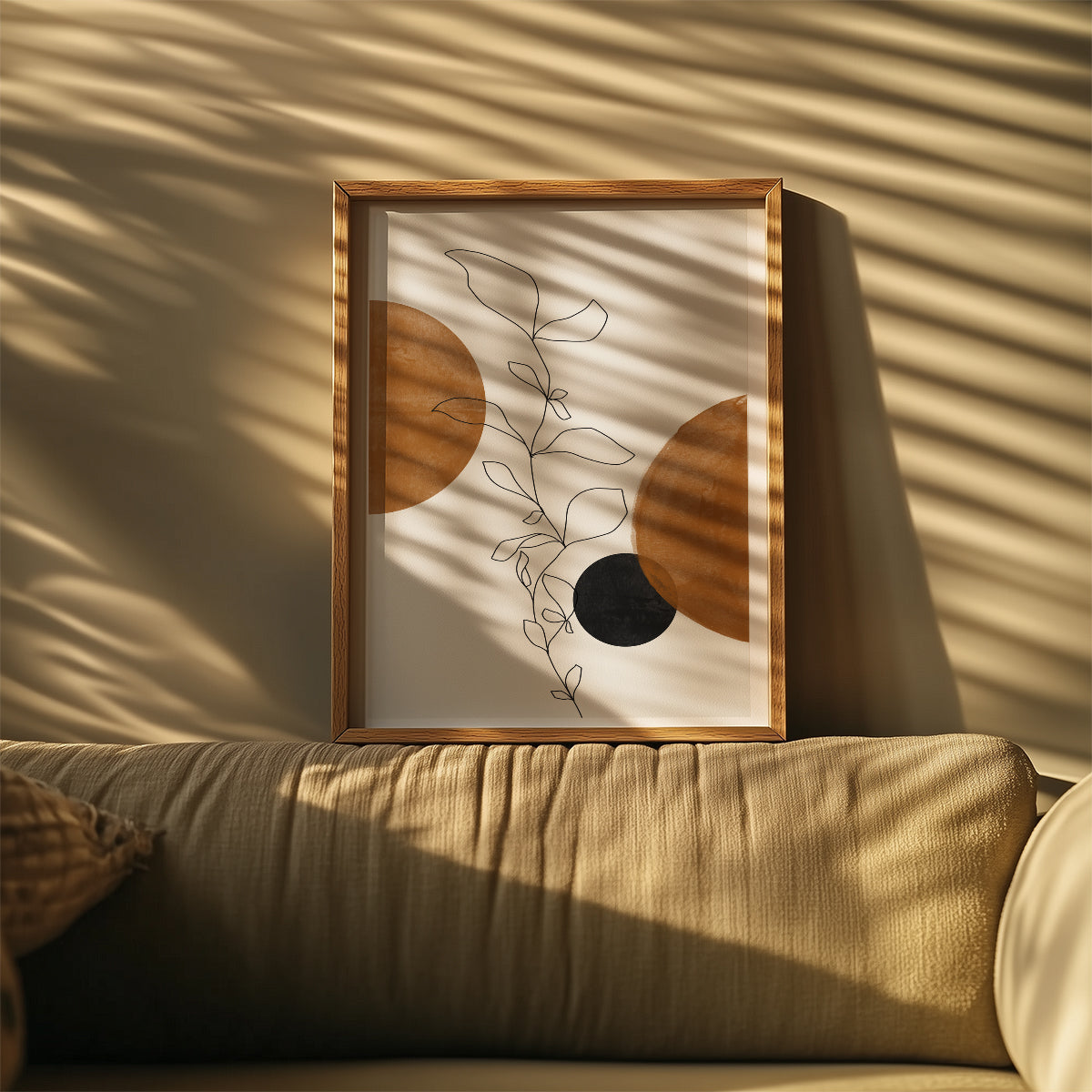 TAWミッドセンチュリーモダン アブストラクトTAW Mid Century Modern Abstract Art Poster No.060