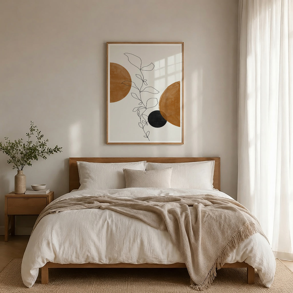 TAWミッドセンチュリーモダン アブストラクトTAW Mid Century Modern Abstract Art Poster No.060