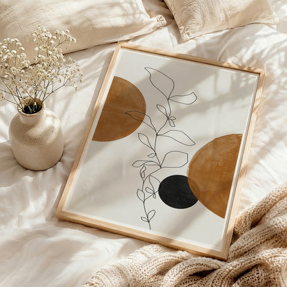 TAWミッドセンチュリーモダン アブストラクトTAW Mid Century Modern Abstract Art Poster No.060