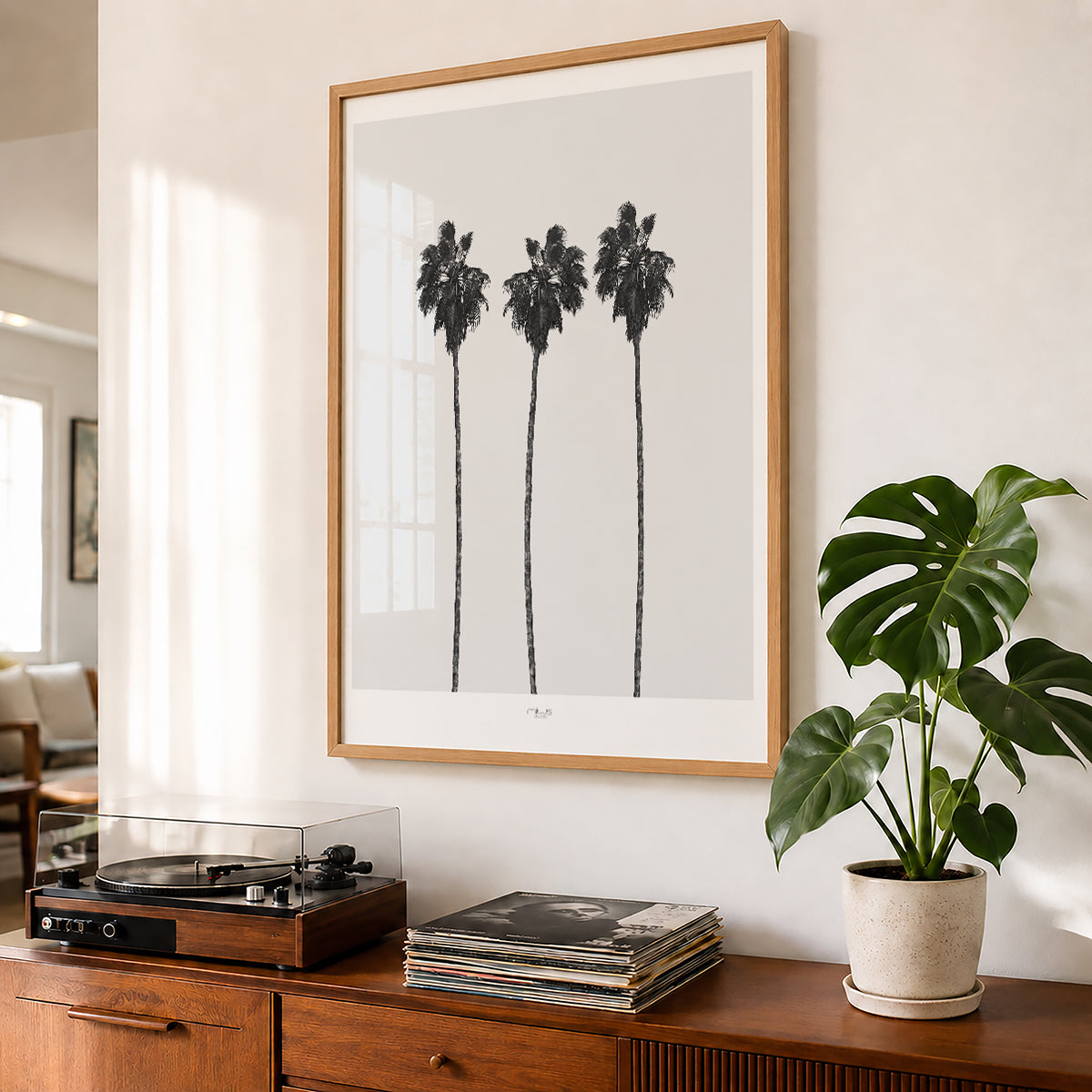 TAWミッドセンチュリーモダン アブストラクトTAW Mid Century Modern Abstract Art Poster No.063