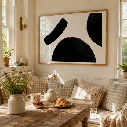 TAWミッドセンチュリーモダン アブストラクトTAW Mid Century Modern Abstract Art Poster No.064