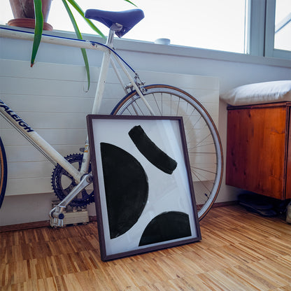TAWミッドセンチュリーモダン アブストラクトTAW Mid Century Modern Abstract Art Poster No.064