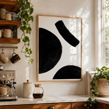 TAWミッドセンチュリーモダン アブストラクトTAW Mid Century Modern Abstract Art Poster No.064