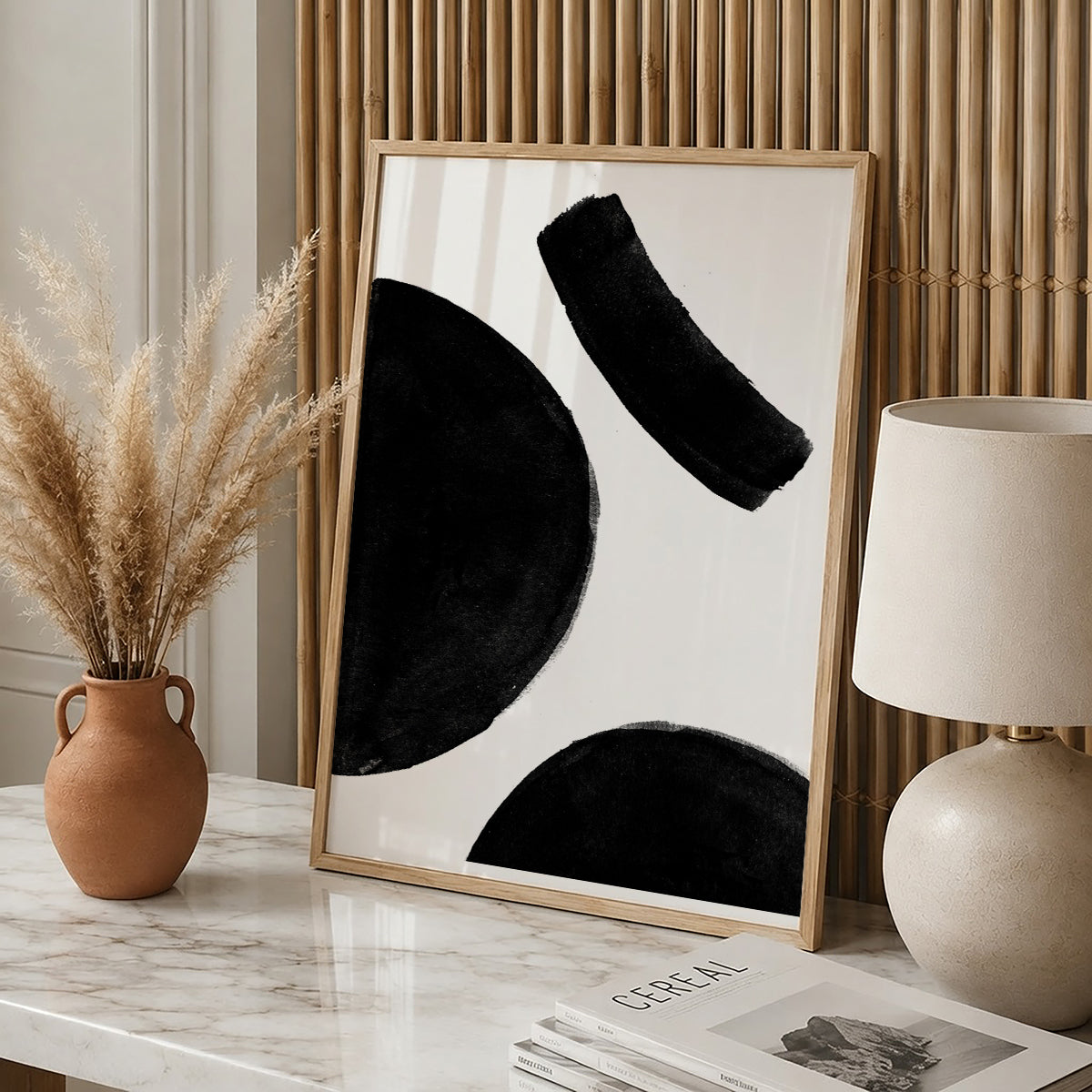 TAWミッドセンチュリーモダン アブストラクトTAW Mid Century Modern Abstract Art Poster No.064
