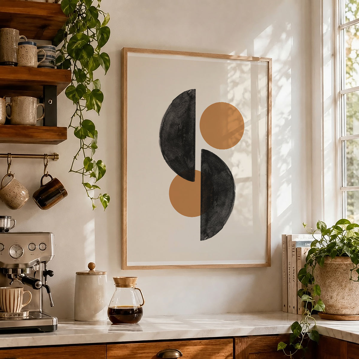 TAWミッドセンチュリーモダン アブストラクトTAW Mid Century Modern Abstract Art Poster No.065