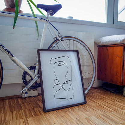 TAWミッドセンチュリーモダン アブストラクトTAW Mid Century Modern Abstract Art Poster No.066