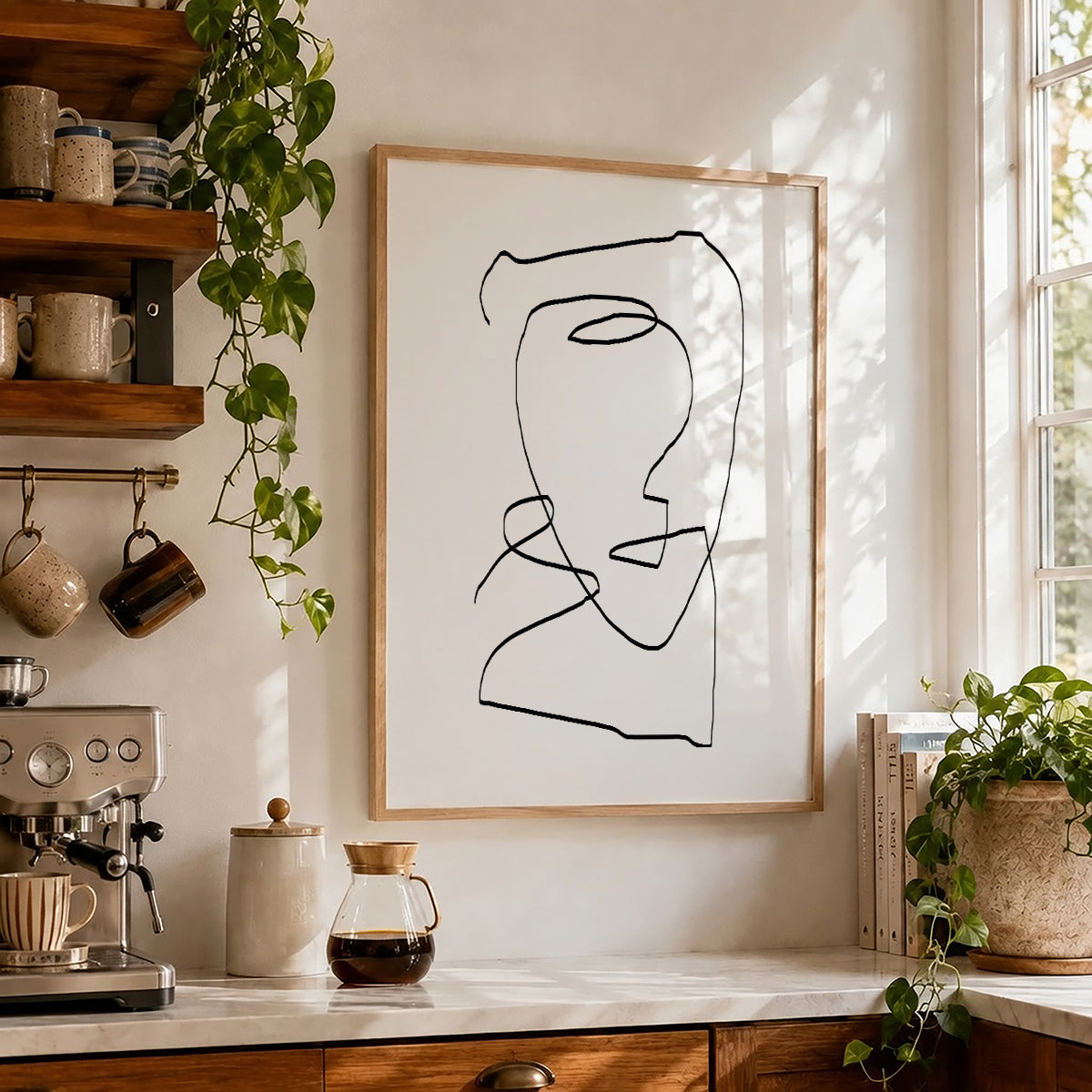 TAWミッドセンチュリーモダン アブストラクトTAW Mid Century Modern Abstract Art Poster No.066