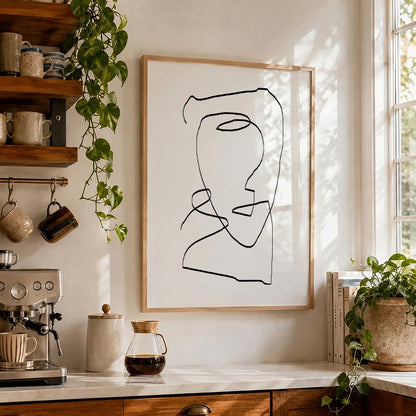 TAWミッドセンチュリーモダン アブストラクトTAW Mid Century Modern Abstract Art Poster No.066