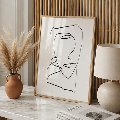 TAWミッドセンチュリーモダン アブストラクトTAW Mid Century Modern Abstract Art Poster No.066