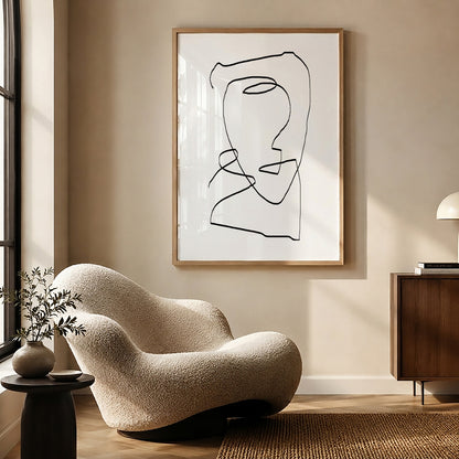 TAWミッドセンチュリーモダン アブストラクトTAW Mid Century Modern Abstract Art Poster No.066
