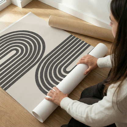 TAWミッドセンチュリーモダン アブストラクトTAW Mid Century Modern Abstract Art Poster No.070