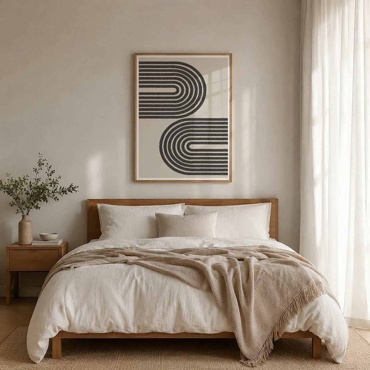 TAWミッドセンチュリーモダン アブストラクトTAW Mid Century Modern Abstract Art Poster No.070
