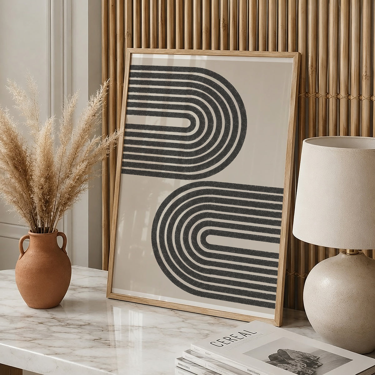 TAWミッドセンチュリーモダン アブストラクトTAW Mid Century Modern Abstract Art Poster No.070