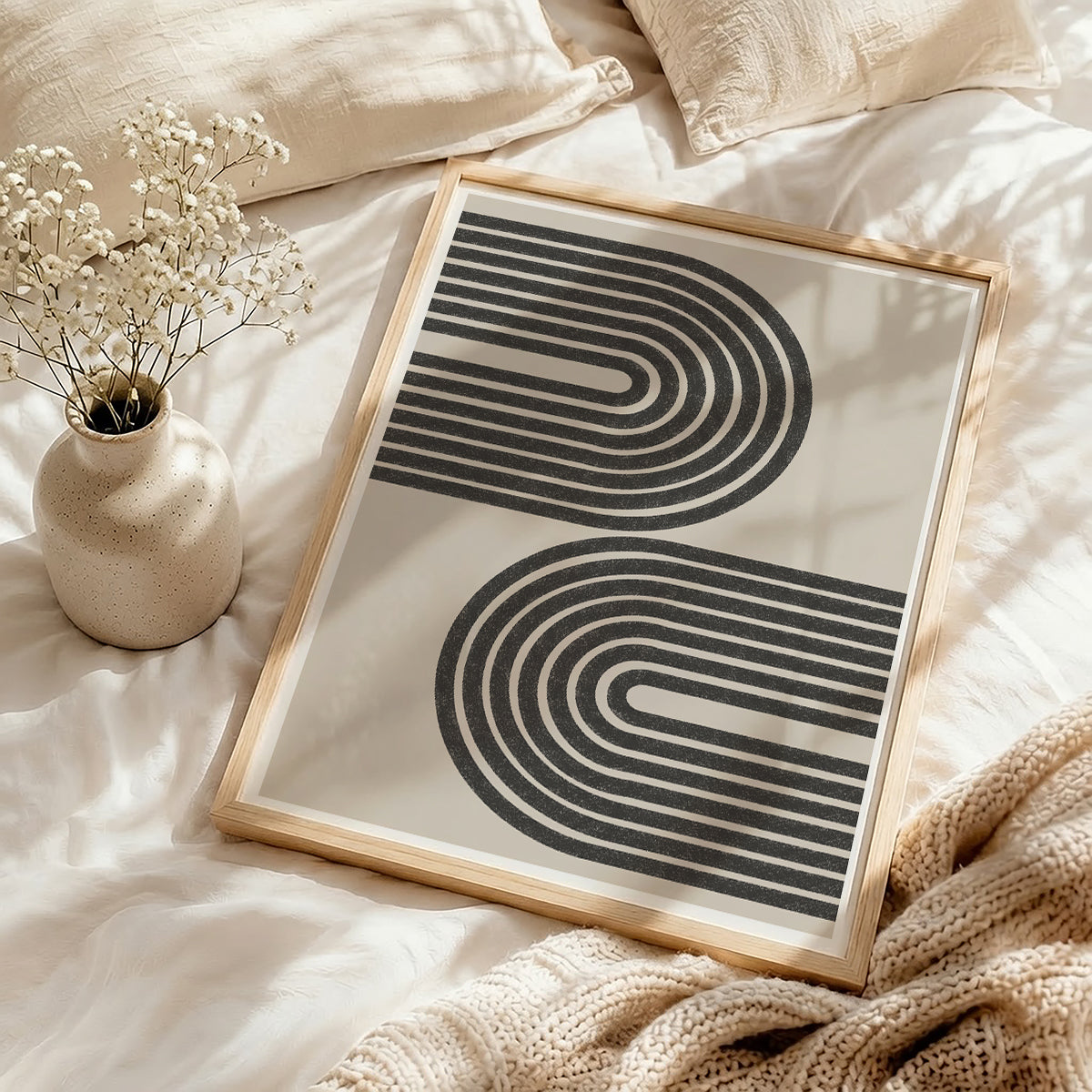 TAWミッドセンチュリーモダン アブストラクトTAW Mid Century Modern Abstract Art Poster No.070