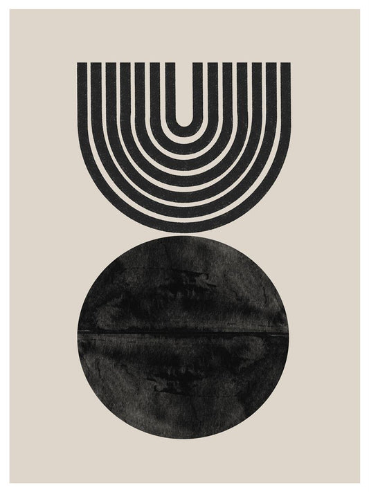 TAWミッドセンチュリーモダン アブストラクトTAW Mid Century Modern Abstract Art Poster No.071