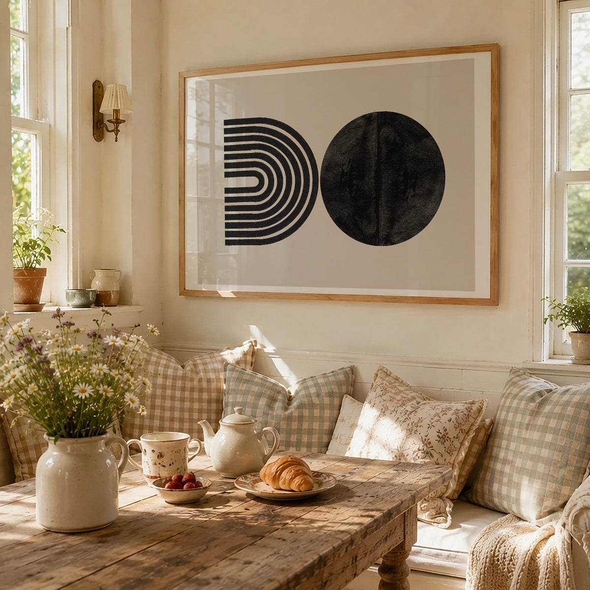 TAWミッドセンチュリーモダン アブストラクトTAW Mid Century Modern Abstract Art Poster No.071