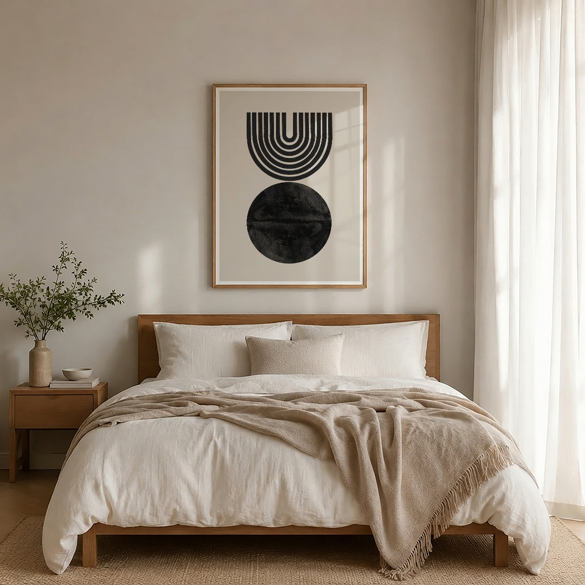 TAWミッドセンチュリーモダン アブストラクトTAW Mid Century Modern Abstract Art Poster No.071