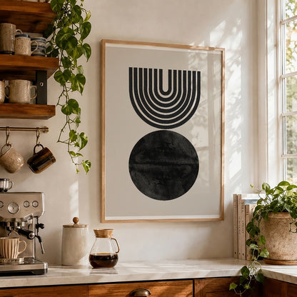 TAWミッドセンチュリーモダン アブストラクトTAW Mid Century Modern Abstract Art Poster No.071