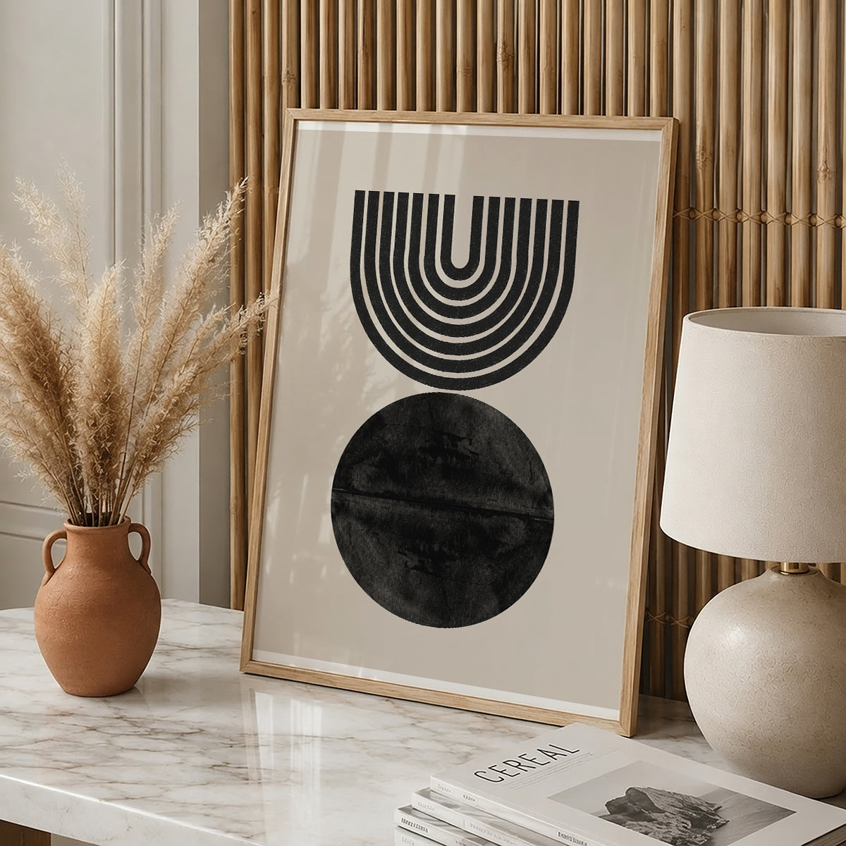 TAWミッドセンチュリーモダン アブストラクトTAW Mid Century Modern Abstract Art Poster No.071
