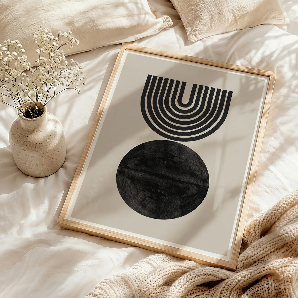 TAWミッドセンチュリーモダン アブストラクトTAW Mid Century Modern Abstract Art Poster No.071