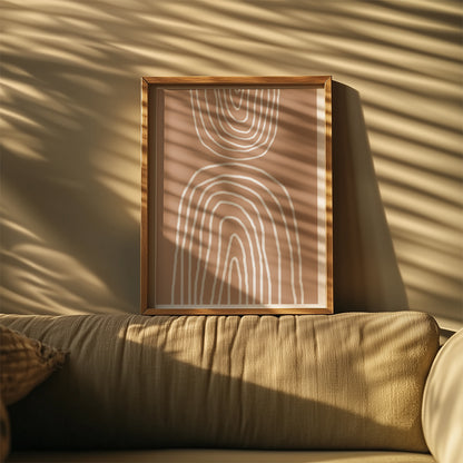 TAWミッドセンチュリーモダン アブストラクトTAW Mid Century Modern Abstract Art Poster No.072