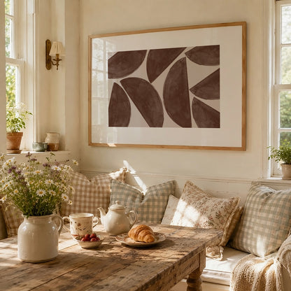 TAWミッドセンチュリーモダン アブストラクトTAW Mid Century Modern Abstract Art Poster No.073