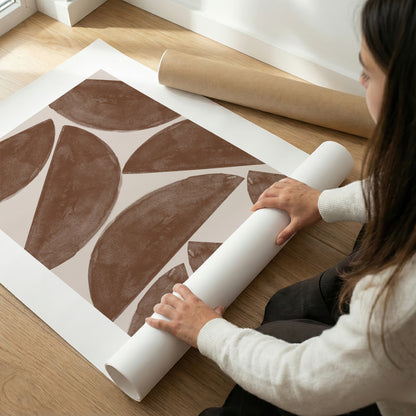 TAWミッドセンチュリーモダン アブストラクトTAW Mid Century Modern Abstract Art Poster No.073