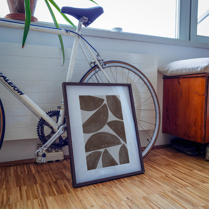 TAWミッドセンチュリーモダン アブストラクトTAW Mid Century Modern Abstract Art Poster No.073