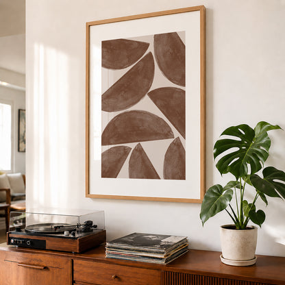 TAWミッドセンチュリーモダン アブストラクトTAW Mid Century Modern Abstract Art Poster No.073
