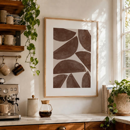 TAWミッドセンチュリーモダン アブストラクトTAW Mid Century Modern Abstract Art Poster No.073
