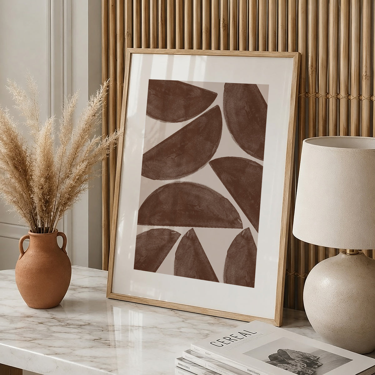 TAWミッドセンチュリーモダン アブストラクトTAW Mid Century Modern Abstract Art Poster No.073