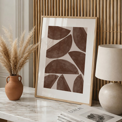 TAWミッドセンチュリーモダン アブストラクトTAW Mid Century Modern Abstract Art Poster No.073