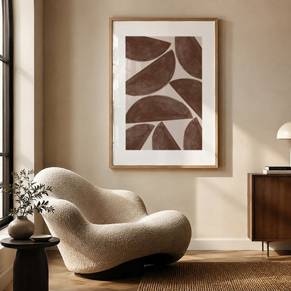 TAWミッドセンチュリーモダン アブストラクトTAW Mid Century Modern Abstract Art Poster No.073