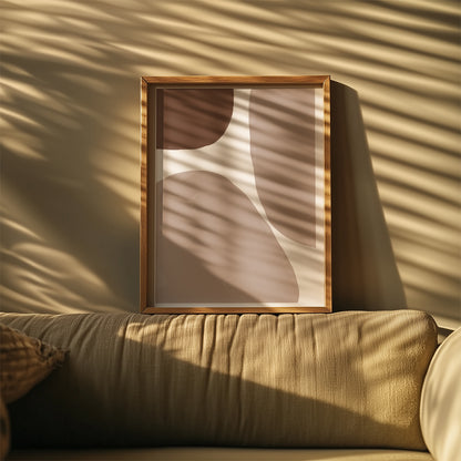 TAWミッドセンチュリーモダン アブストラクトTAW Mid Century Modern Abstract Art Poster No.074