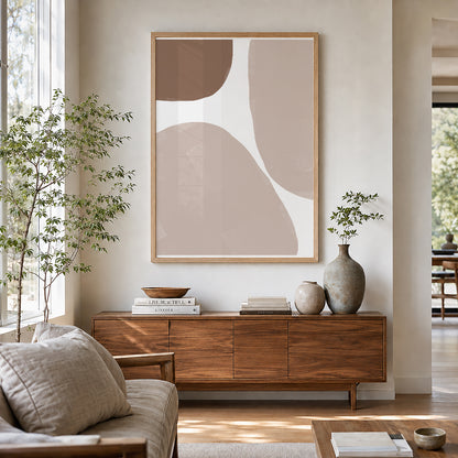 TAWミッドセンチュリーモダン アブストラクトTAW Mid Century Modern Abstract Art Poster No.074