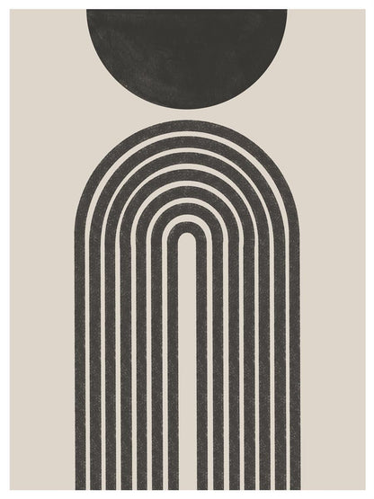 TAWミッドセンチュリーモダン アブストラクトTAW Mid Century Modern Abstract Art Poster No.076