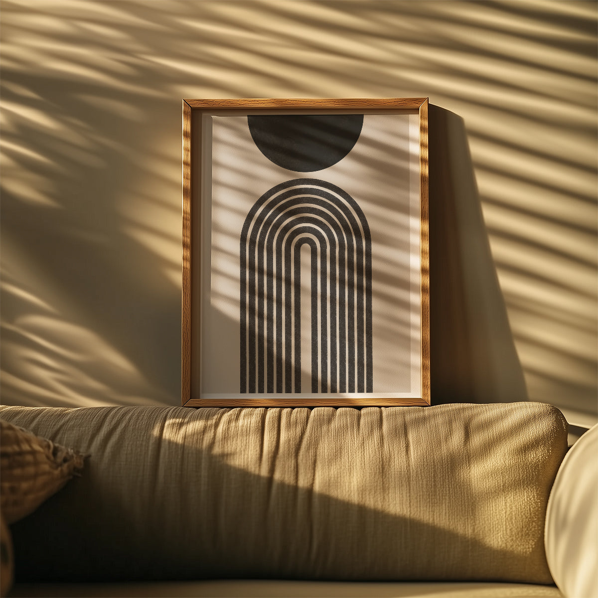 TAWミッドセンチュリーモダン アブストラクトTAW Mid Century Modern Abstract Art Poster No.076