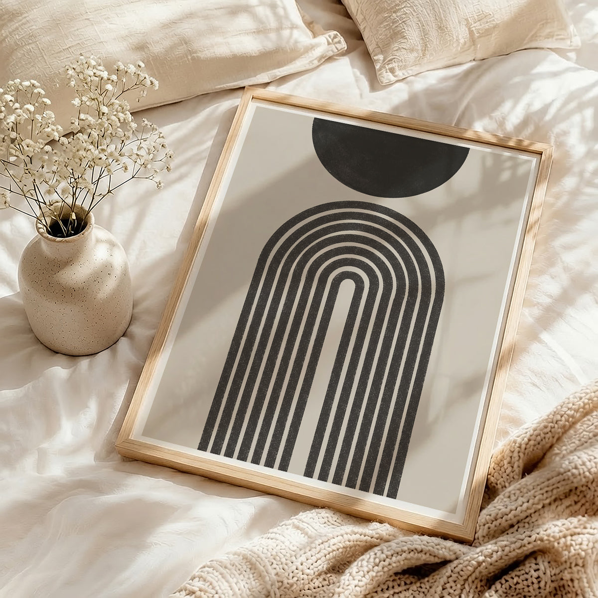 TAWミッドセンチュリーモダン アブストラクトTAW Mid Century Modern Abstract Art Poster No.076