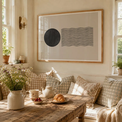 TAWミッドセンチュリーモダン アブストラクトTAW Mid Century Modern Abstract Art Poster No.079