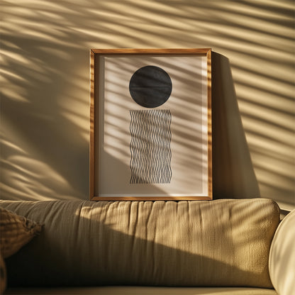 TAWミッドセンチュリーモダン アブストラクトTAW Mid Century Modern Abstract Art Poster No.079