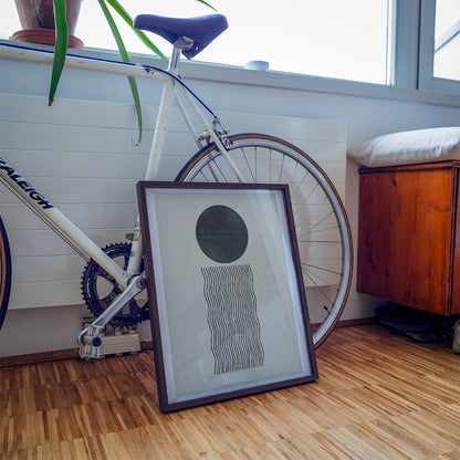 TAWミッドセンチュリーモダン アブストラクトTAW Mid Century Modern Abstract Art Poster No.079