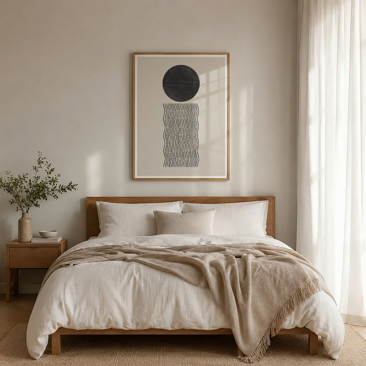 TAWミッドセンチュリーモダン アブストラクトTAW Mid Century Modern Abstract Art Poster No.079