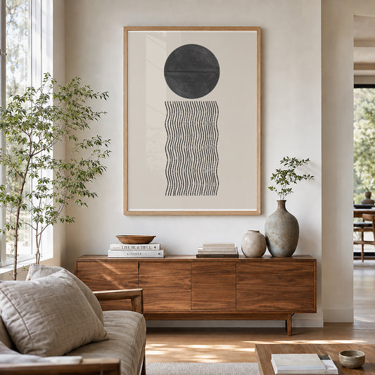 TAWミッドセンチュリーモダン アブストラクトTAW Mid Century Modern Abstract Art Poster No.079