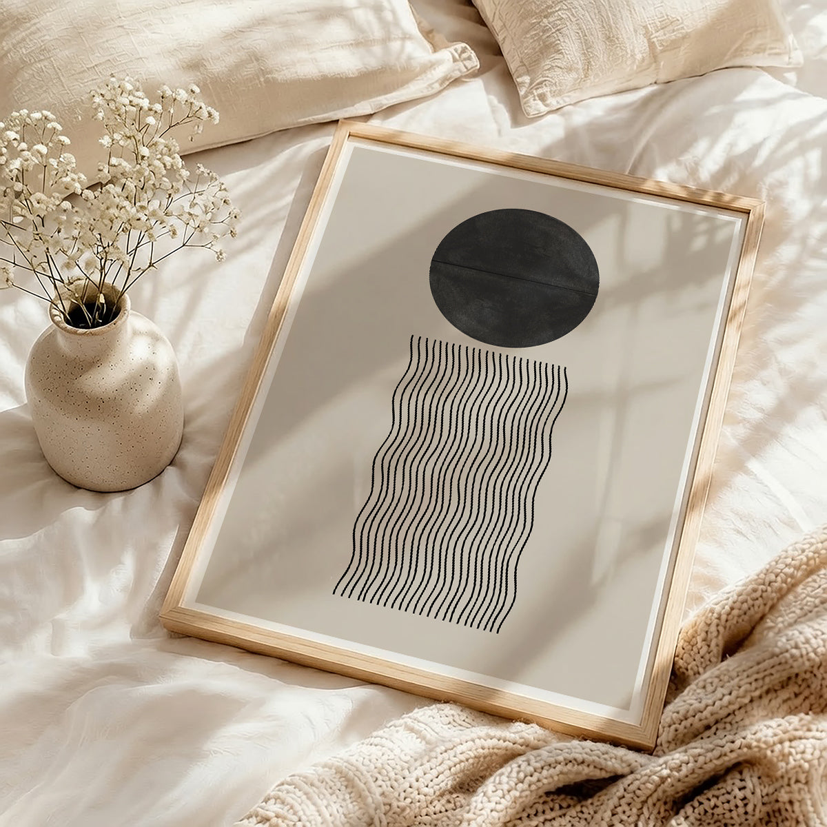 TAWミッドセンチュリーモダン アブストラクトTAW Mid Century Modern Abstract Art Poster No.079
